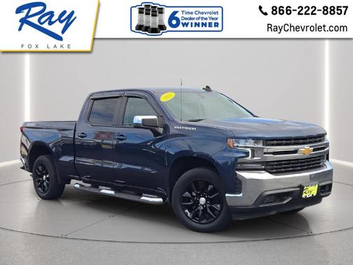 Blue Metallic 2021 Chevrolet Silverado 1500 LT
