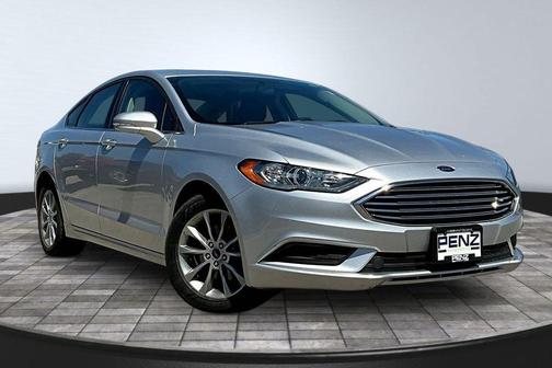 Silver 2017 Ford Fusion SE