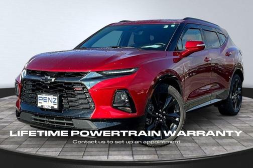 Red 2022 Chevrolet Blazer RS