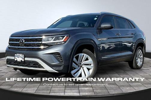 Platinum Gray Metallic 2023 Volkswagen Atlas Cross Sport 3.6L V6 SE w/Technology