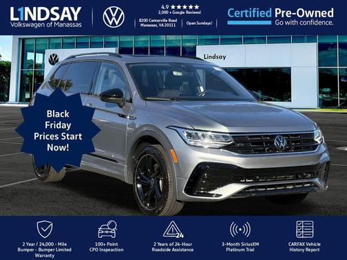 2024 Volkswagen Tiguan 2.0T SE R-Line Black 4MOTION