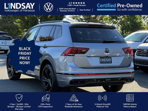2024 Volkswagen Tiguan 2.0T SE R-Line Black 4MOTION