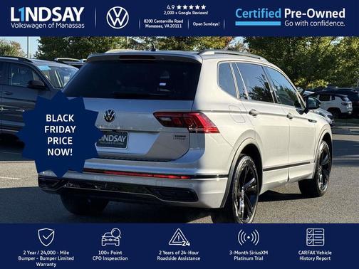 2024 Volkswagen Tiguan 2.0T SE R-Line Black 4MOTION