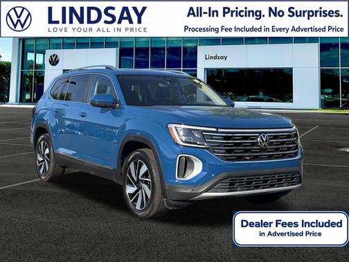 Mountain Lake Blue 2025 Volkswagen Atlas 2.0T SEL