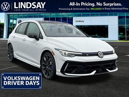 pure white 2026 Volkswagen Golf R 2.0T DSG