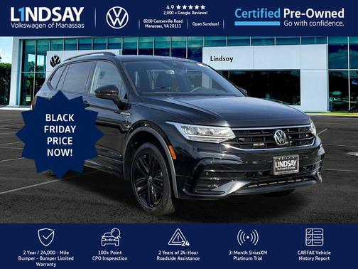 2022 Volkswagen Tiguan 2.0T SE R-Line Black 4MOTION