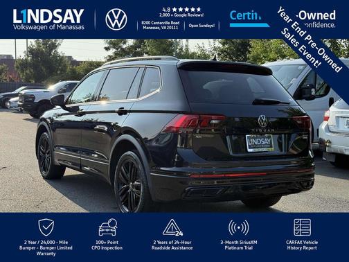 2022 Volkswagen Tiguan 2.0T SE R-Line Black 4MOTION