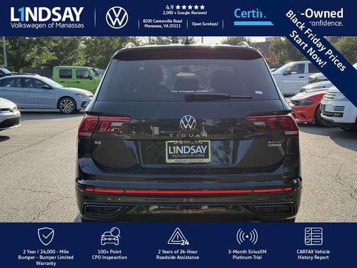 2022 Volkswagen Tiguan 2.0T SE R-Line Black 4MOTION