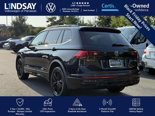 2022 Volkswagen Tiguan 2.0T SE R-Line Black 4MOTION
