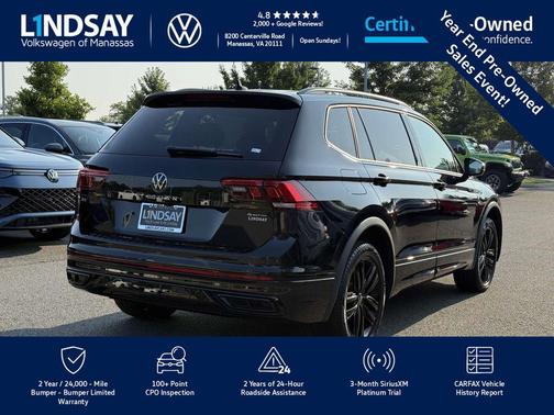2022 Volkswagen Tiguan 2.0T SE R-Line Black 4MOTION