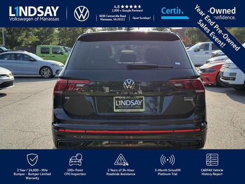 2022 Volkswagen Tiguan 2.0T SE R-Line Black 4MOTION