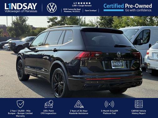 2022 Volkswagen Tiguan 2.0T SE R-Line Black 4MOTION