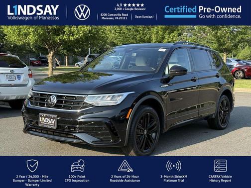 2022 Volkswagen Tiguan 2.0T SE R-Line Black 4MOTION