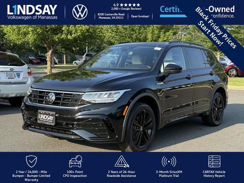 2022 Volkswagen Tiguan 2.0T SE R-Line Black 4MOTION
