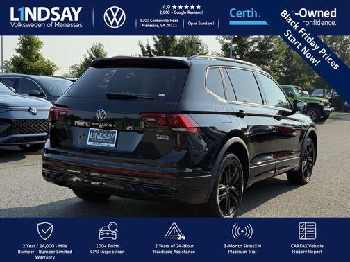 2022 Volkswagen Tiguan 2.0T SE R-Line Black 4MOTION