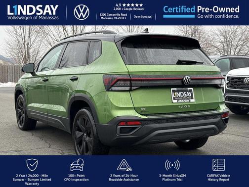 2025 Volkswagen Taos 1.5T SE Black