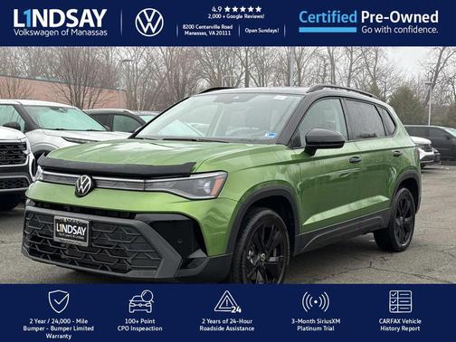 2025 Volkswagen Taos 1.5T SE Black