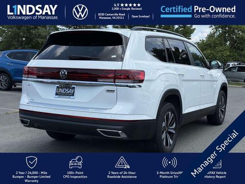 2024 Volkswagen Atlas 2.0T SE