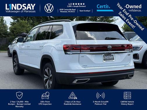 2024 Volkswagen Atlas 2.0T SE