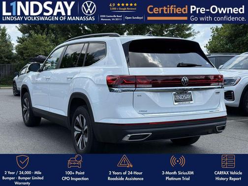2024 Volkswagen Atlas 2.0T SE