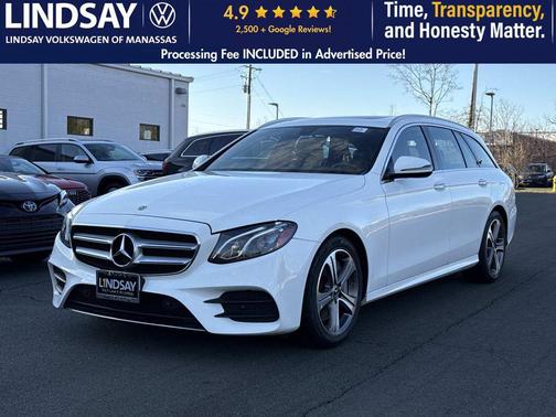 Polar White 2019 Mercedes-Benz E-Class 4MATIC