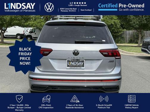 2022 Volkswagen Tiguan 2.0T SE R-Line Black 4MOTION