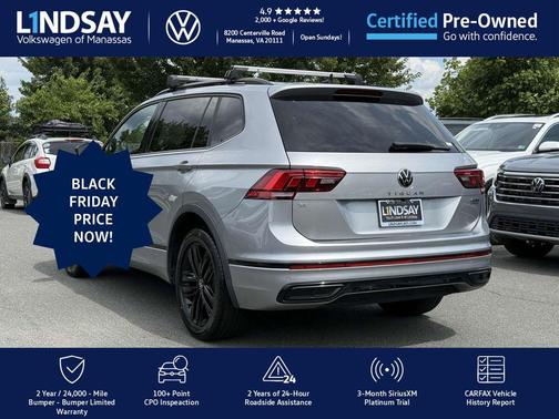 2022 Volkswagen Tiguan 2.0T SE R-Line Black 4MOTION