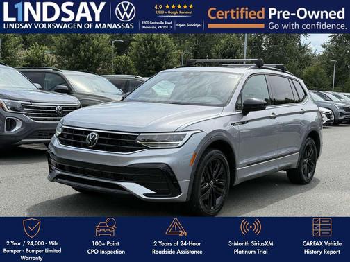 2022 Volkswagen Tiguan 2.0T SE R-Line Black 4MOTION