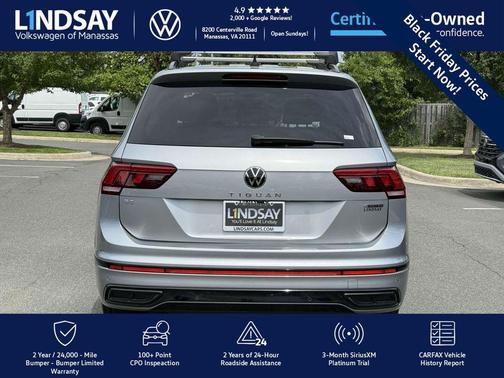 2022 Volkswagen Tiguan 2.0T SE R-Line Black 4MOTION