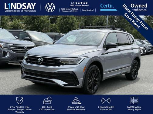 2022 Volkswagen Tiguan 2.0T SE R-Line Black 4MOTION