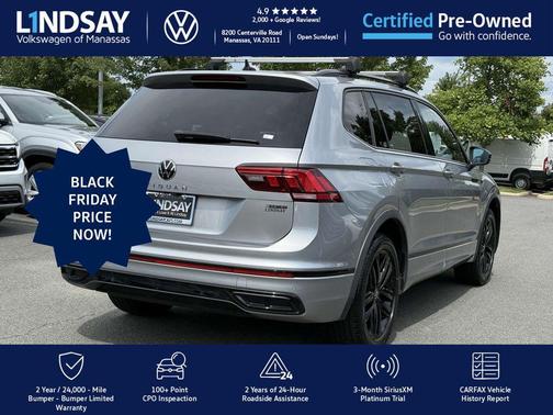2022 Volkswagen Tiguan 2.0T SE R-Line Black 4MOTION