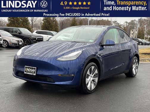 Deep Blue Metallic 2021 Tesla Model Y Long Range Dual Motor All-Wheel Drive