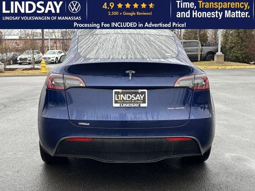 Deep Blue Metallic 2021 Tesla Model Y Long Range Dual Motor All-Wheel Drive