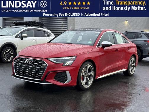 Tango Red Metallic 2023 Audi S3 Premium Plus TFSI quattro S tronic