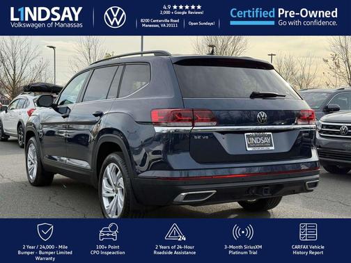 2022 Volkswagen Atlas 3.6L SE w/Technology