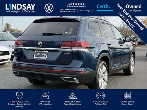 2022 Volkswagen Atlas 3.6L SE w/Technology