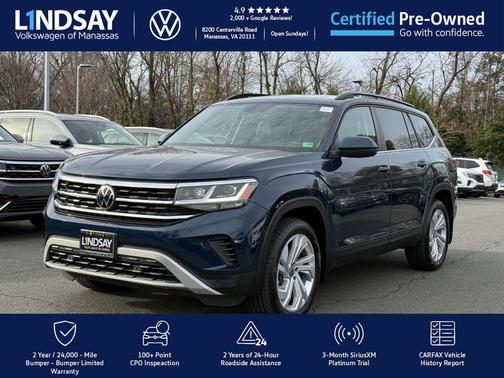 2022 Volkswagen Atlas 3.6L SE w/Technology