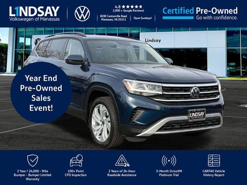 2022 Volkswagen Atlas 3.6L SE w/Technology