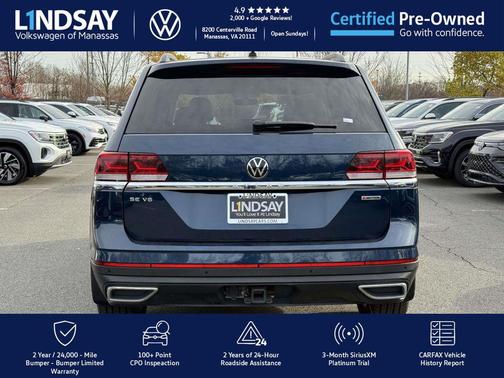 2022 Volkswagen Atlas 3.6L SE w/Technology