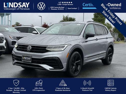 2023 Volkswagen Tiguan 2.0T SE R-Line Black
