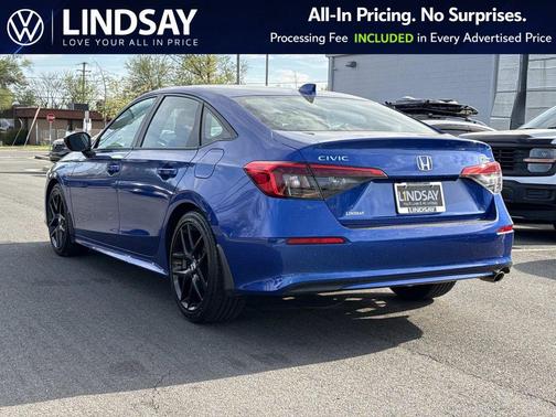 Aegean Blue Metallic 2024 Honda Civic Sport