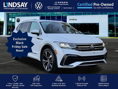 2022 Volkswagen Tiguan 2.0T SEL R-Line 4MOTION