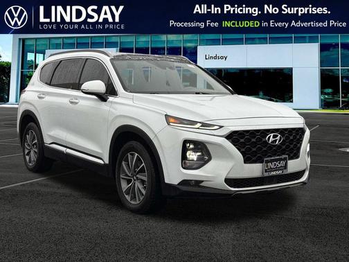 Quartz White 2019 Hyundai SANTA FE Limited 2.4