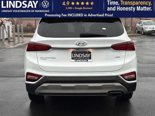 Quartz White 2019 Hyundai SANTA FE Limited 2.4
