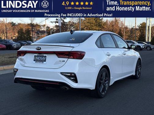 Clear White 2021 Kia Forte GT-Line