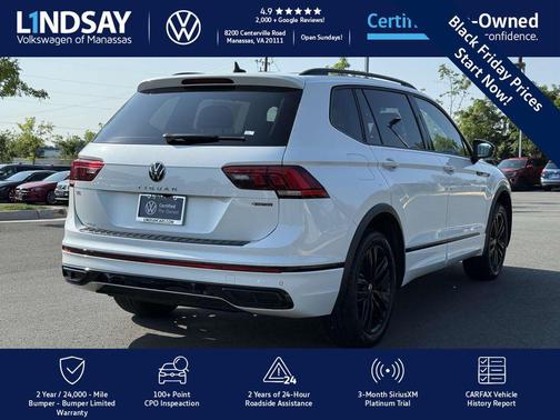 2022 Volkswagen Tiguan 2.0T SE R-Line Black 4MOTION