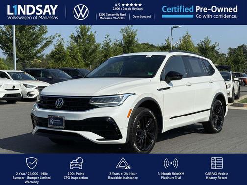 2022 Volkswagen Tiguan 2.0T SE R-Line Black 4MOTION