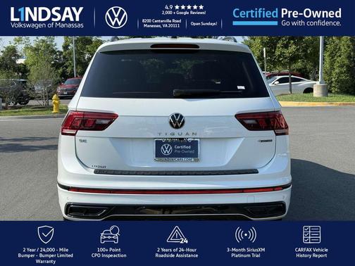 2022 Volkswagen Tiguan 2.0T SE R-Line Black 4MOTION
