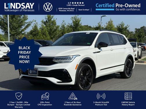 2022 Volkswagen Tiguan 2.0T SE R-Line Black 4MOTION