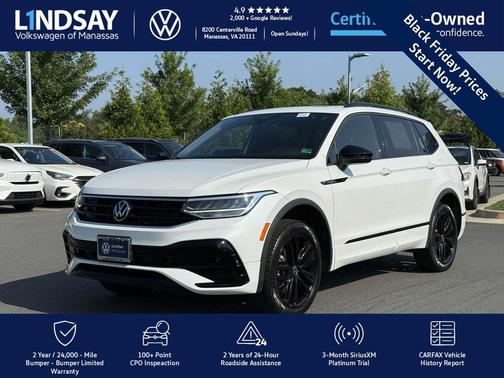 2022 Volkswagen Tiguan 2.0T SE R-Line Black 4MOTION
